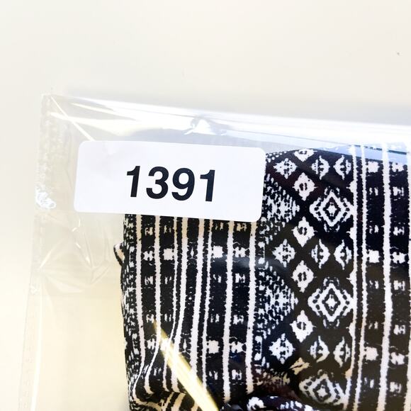 NWT BCBGeneration Size S Maxi Long Keyhole Tank Dress Black White Stretch - Picture 9 of 9